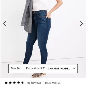 Curvy High Rise Skinny Jeans